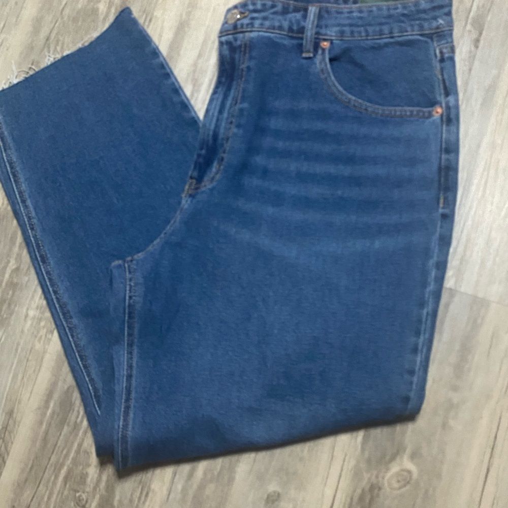NWT Wild Fable High rise Straight leg ankle jeans Medium Wash Size 18/34 casual